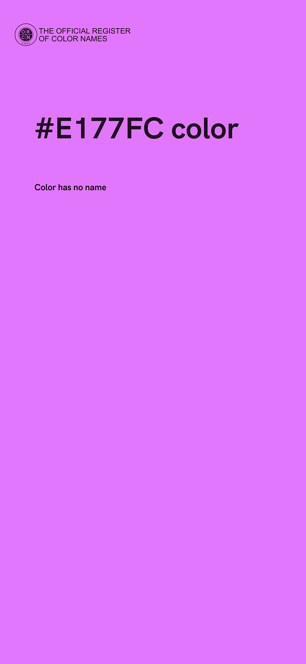 #E177FC color image