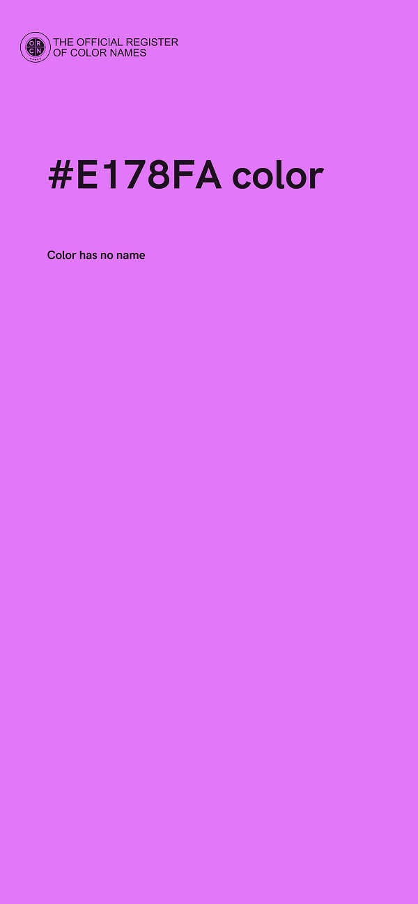#E178FA color image