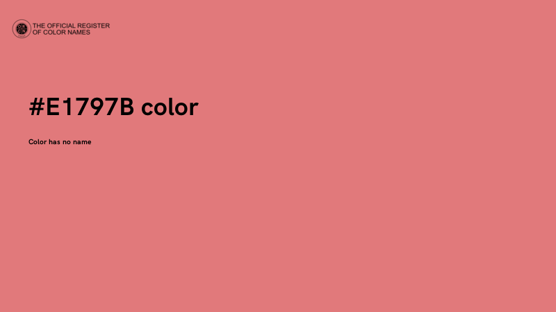 #E1797B color image