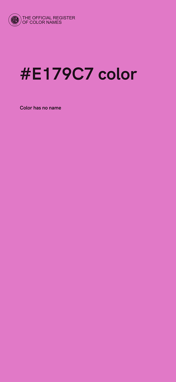 #E179C7 color image