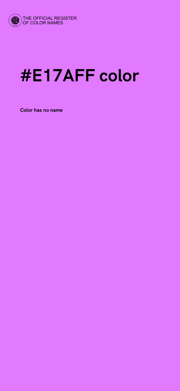 #E17AFF color image