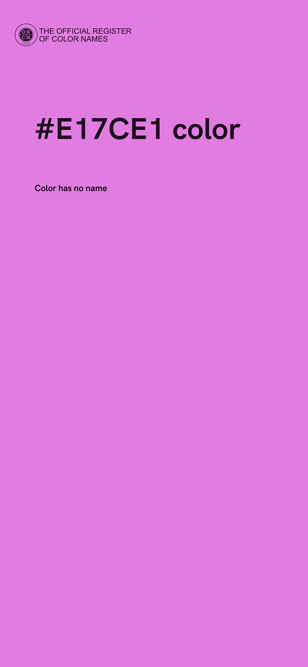 #E17CE1 color image