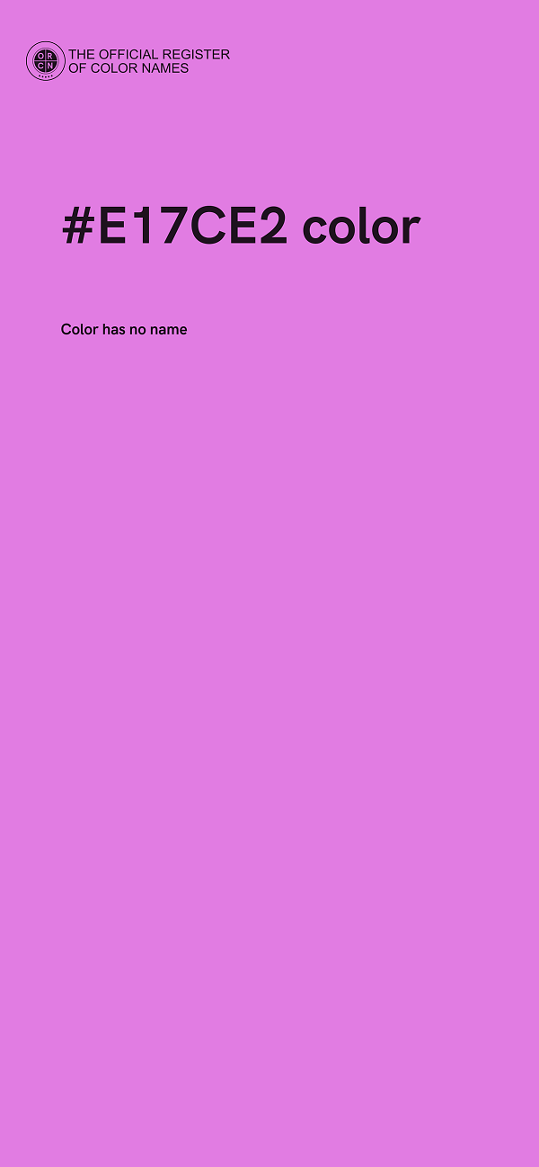 #E17CE2 color image