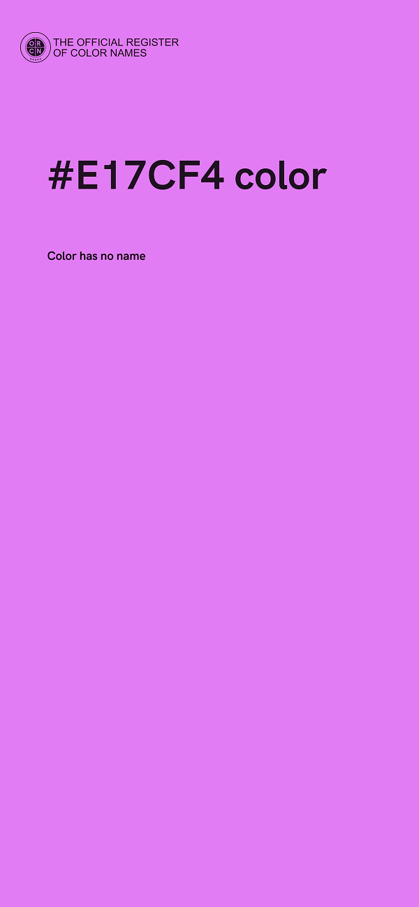 #E17CF4 color image