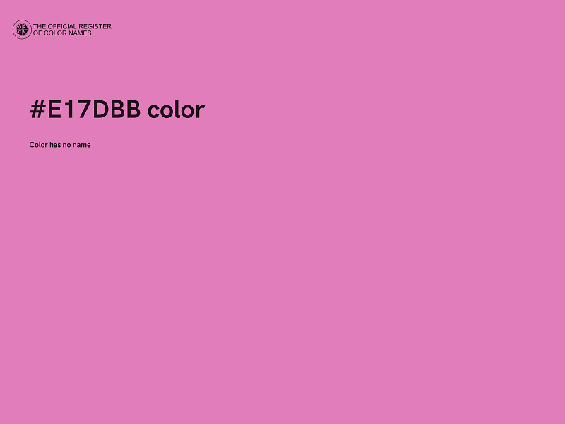 #E17DBB color image