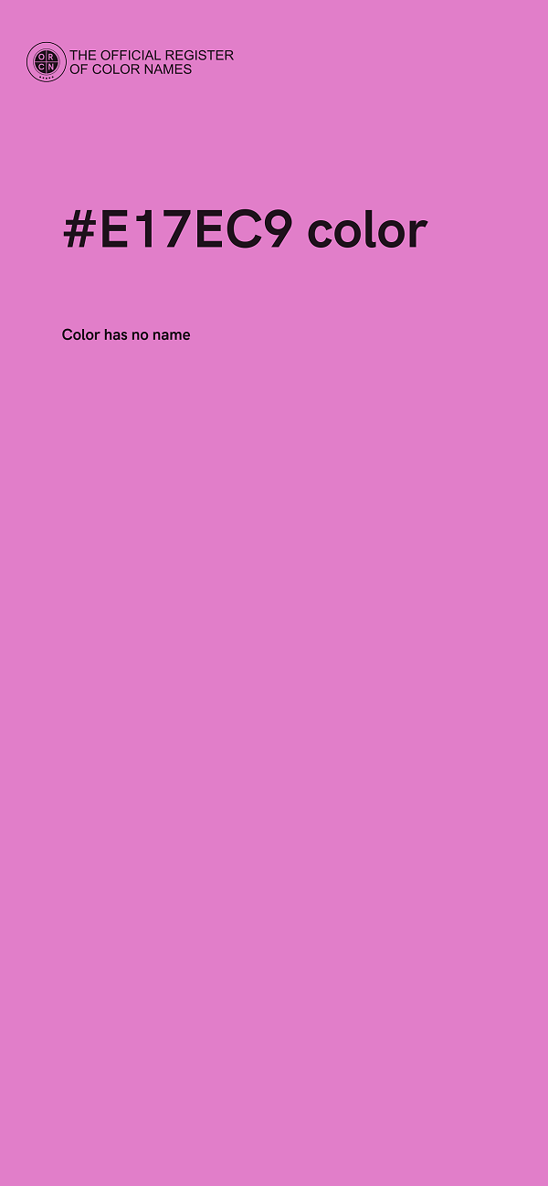 #E17EC9 color image