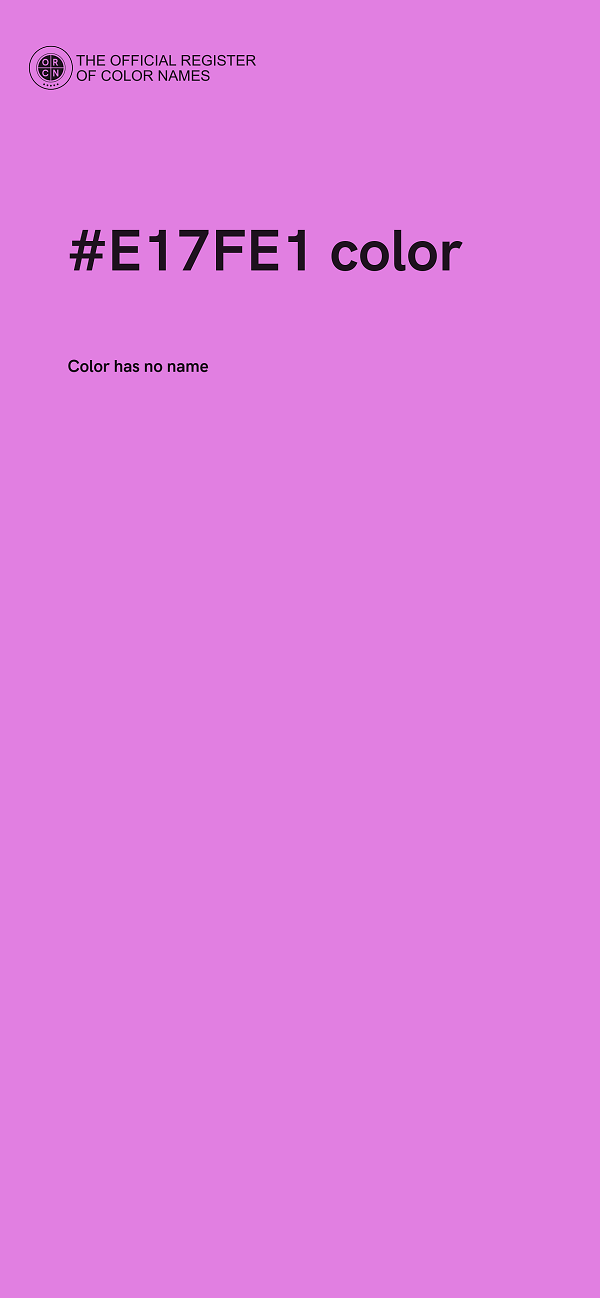 #E17FE1 color image
