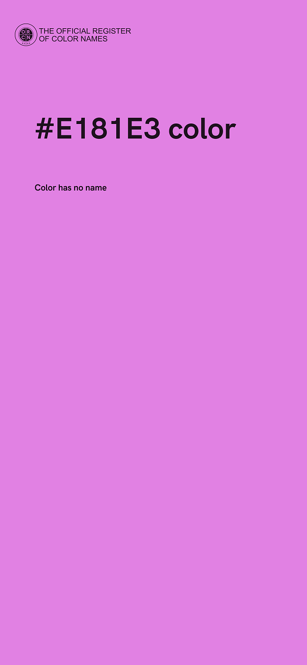 #E181E3 color image