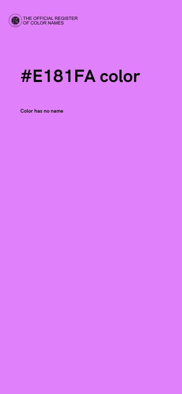 #E181FA color image