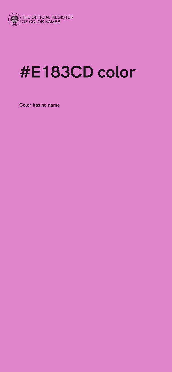 #E183CD color image