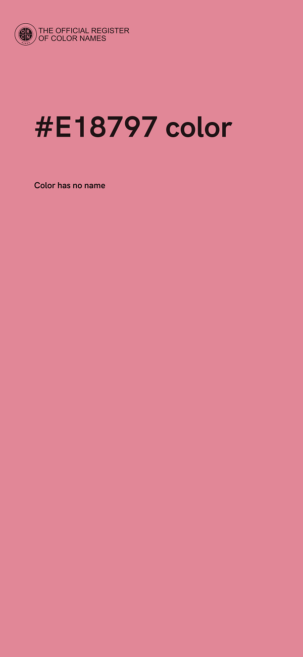 #E18797 color image
