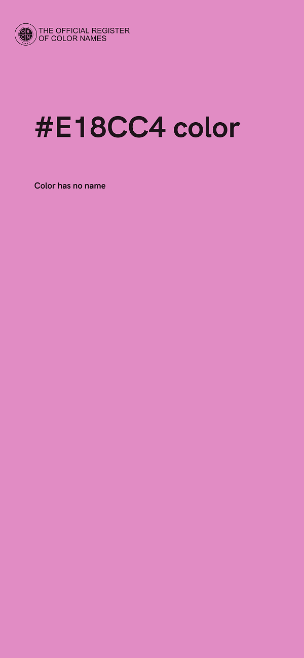 #E18CC4 color image