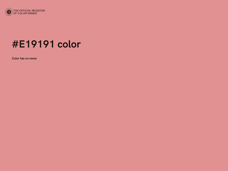 #E19191 color image