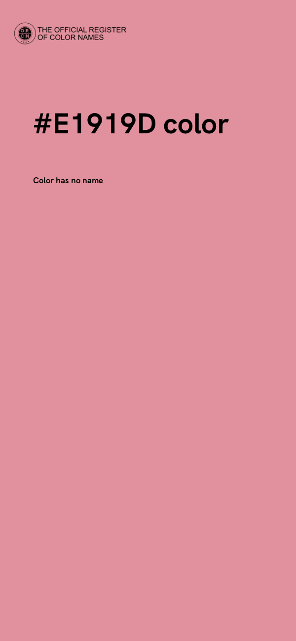#E1919D color image