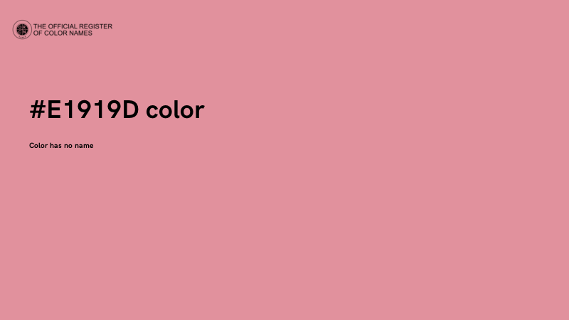 #E1919D color image