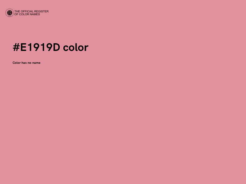 #E1919D color image