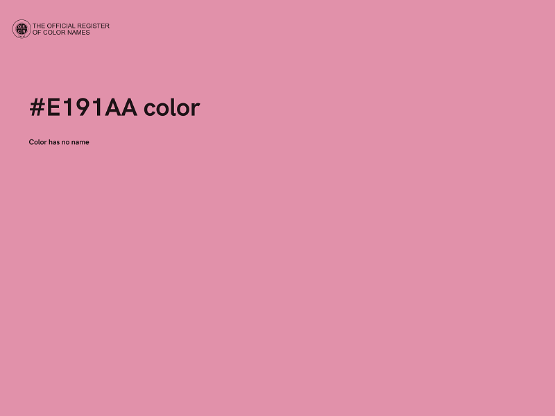 #E191AA color image