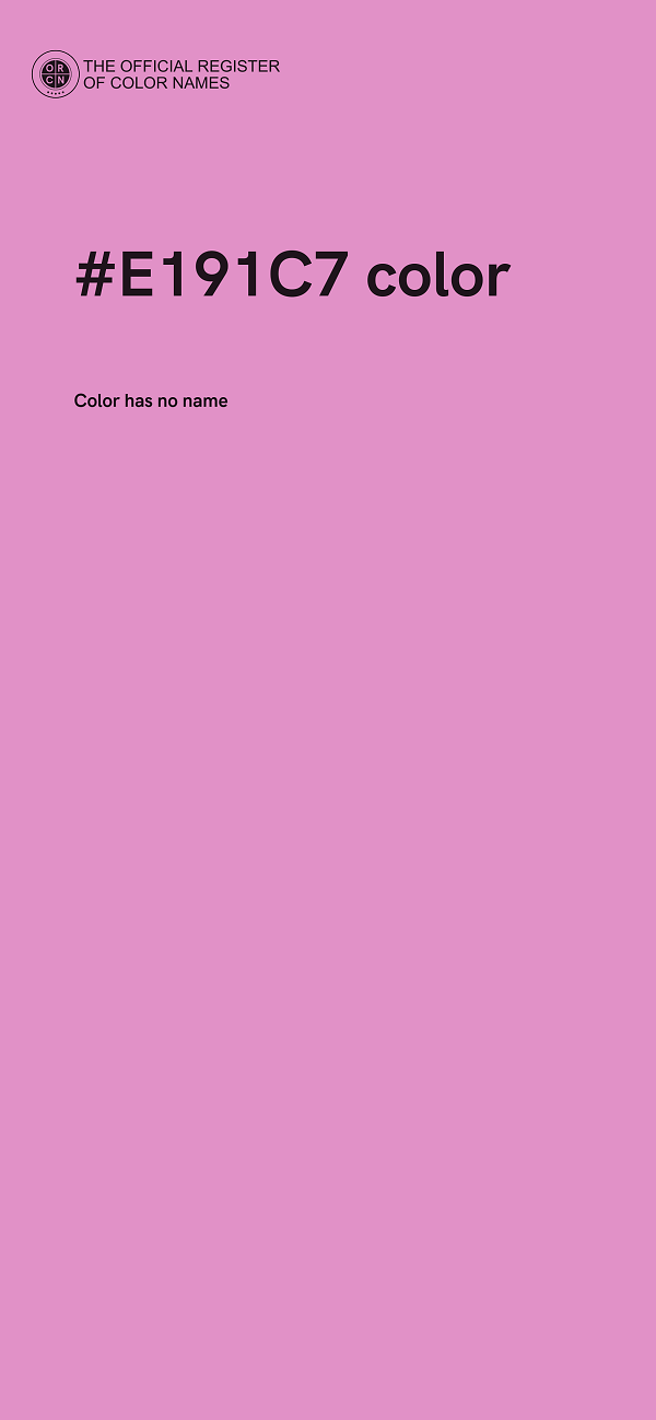 #E191C7 color image