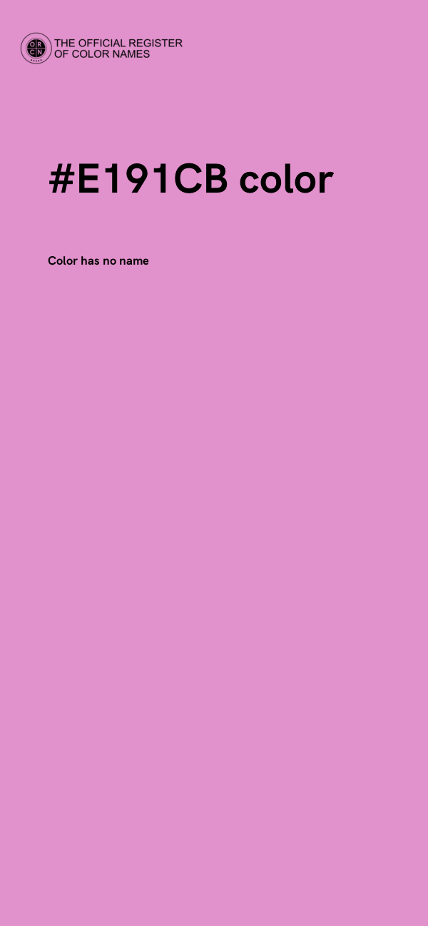 #E191CB color image