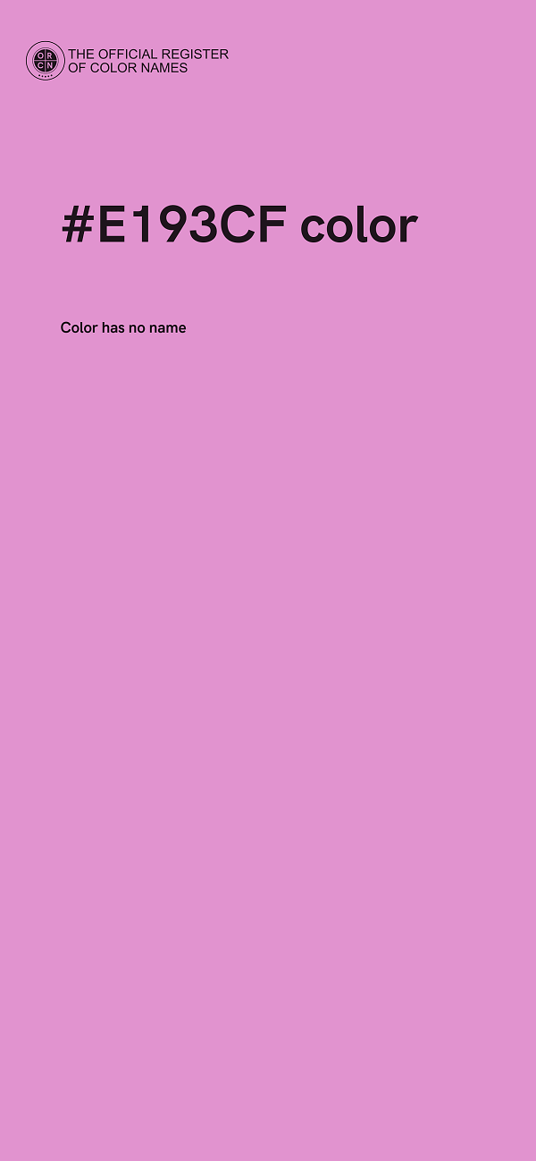 #E193CF color image