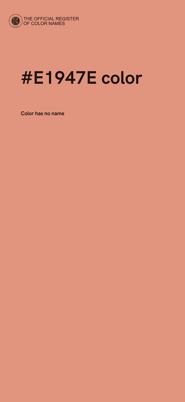 #E1947E color image
