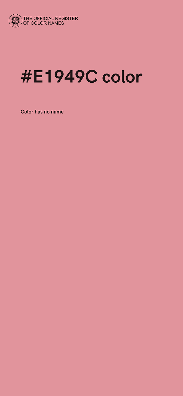 #E1949C color image