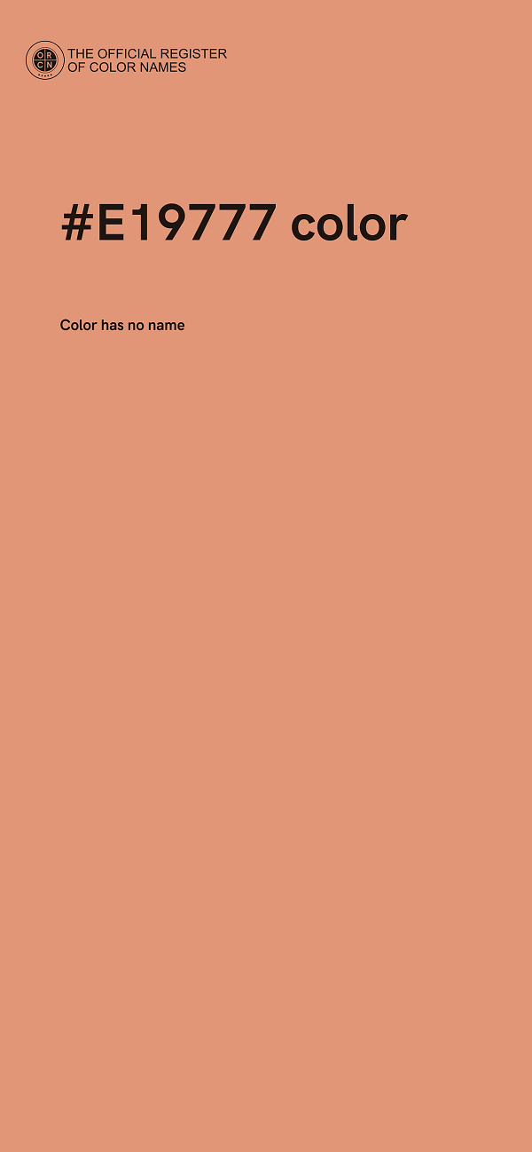 #E19777 color image