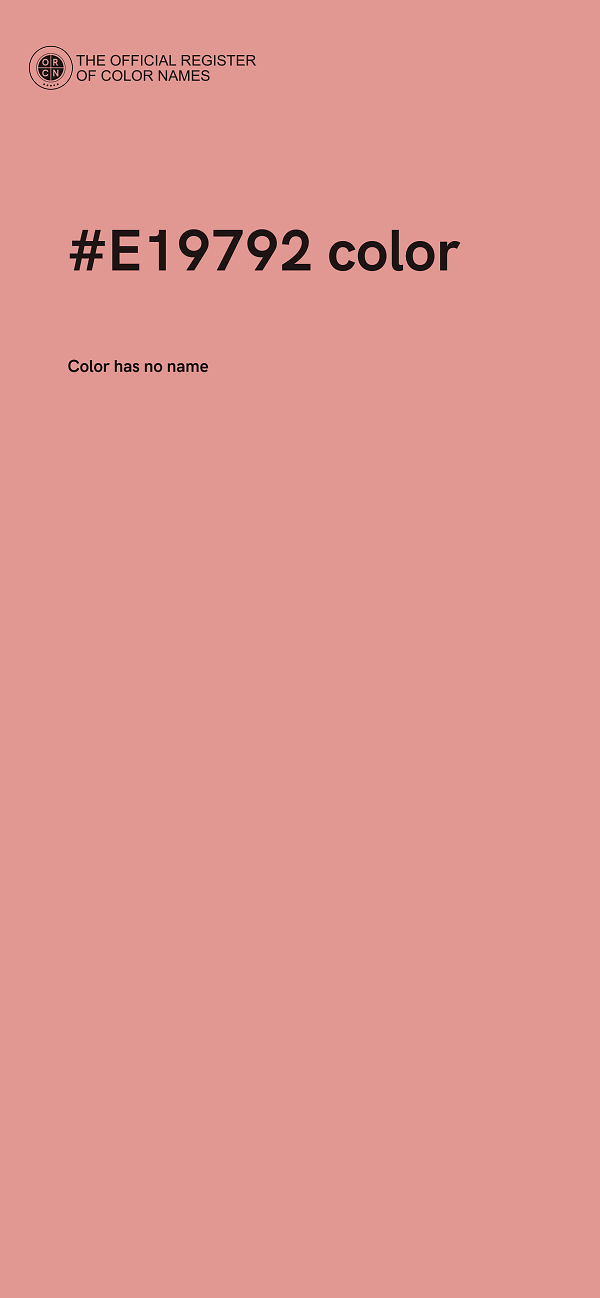 #E19792 color image