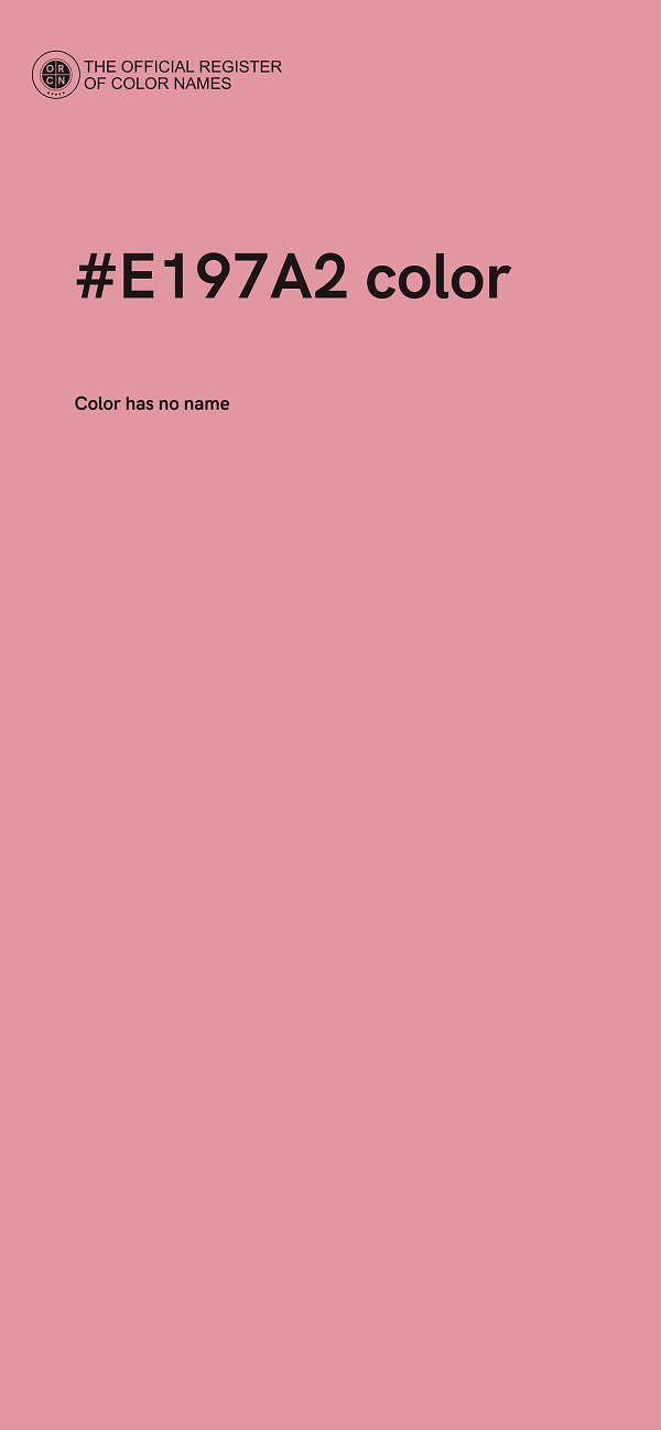#E197A2 color image