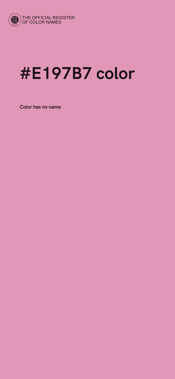 #E197B7 color image