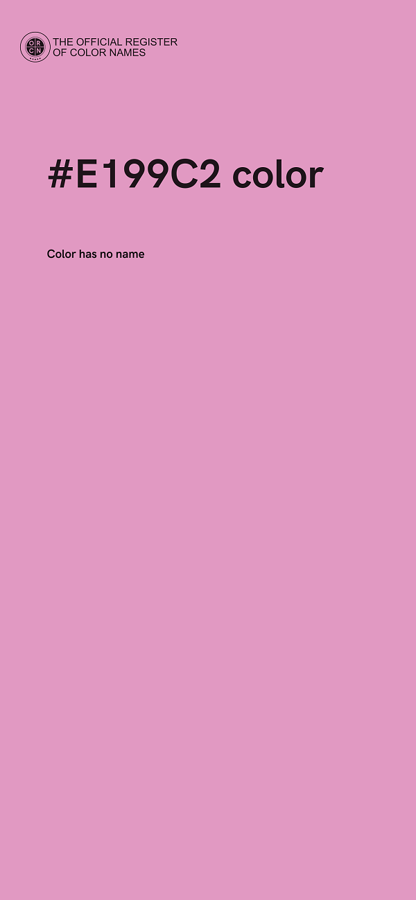 #E199C2 color image