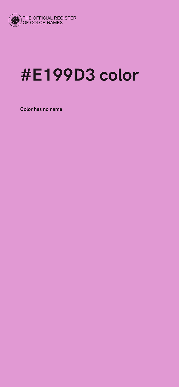 #E199D3 color image