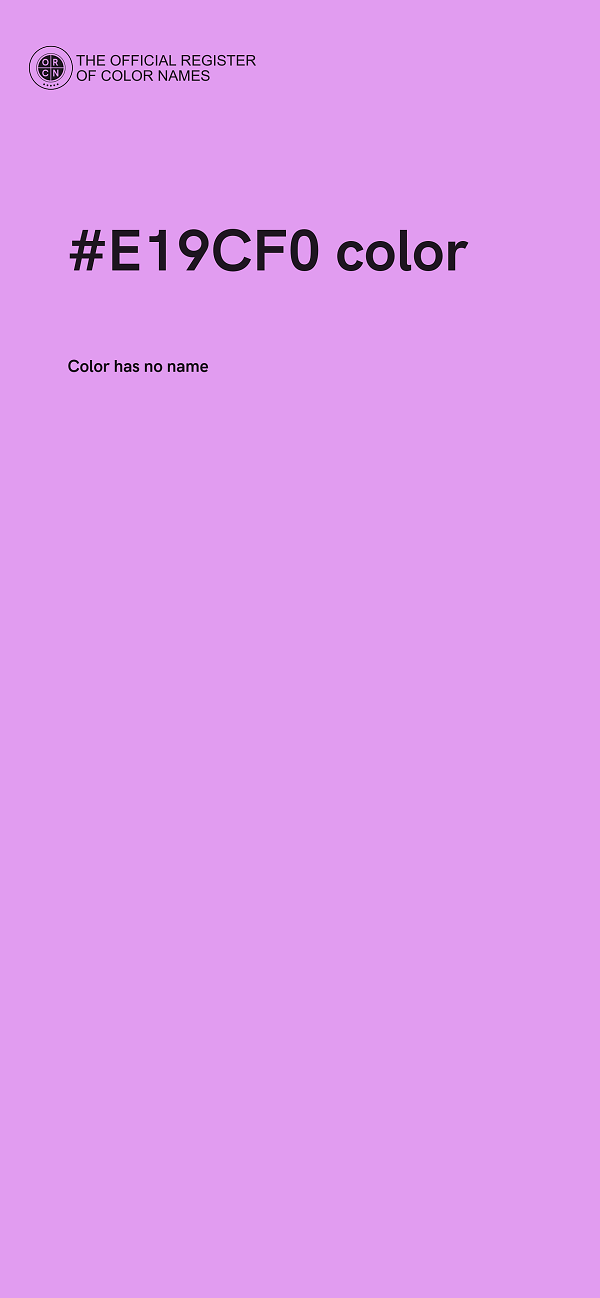 #E19CF0 color image