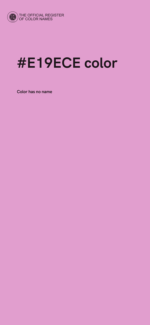 #E19ECE color image