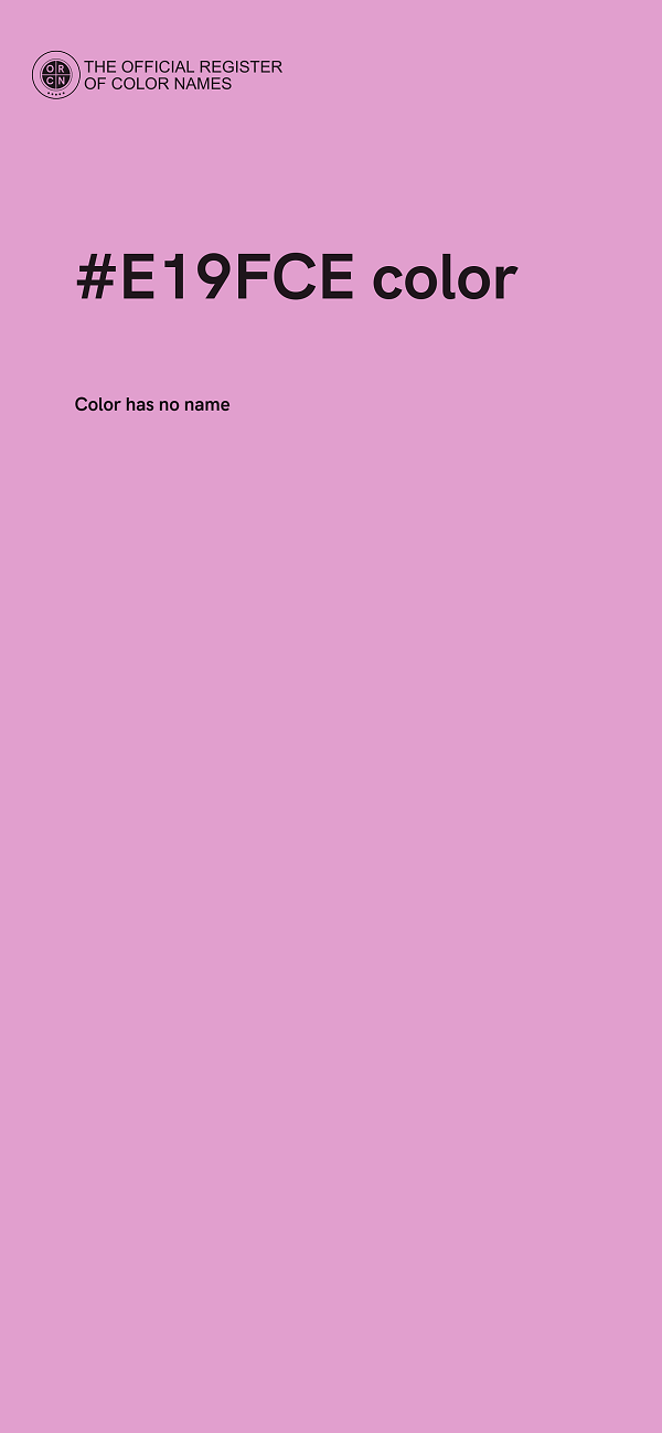 #E19FCE color image