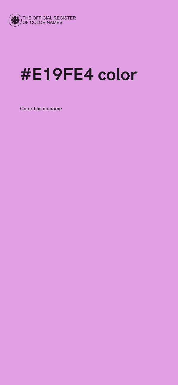 #E19FE4 color image