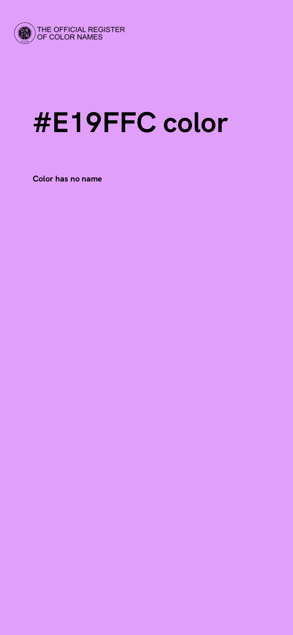 #E19FFC color image