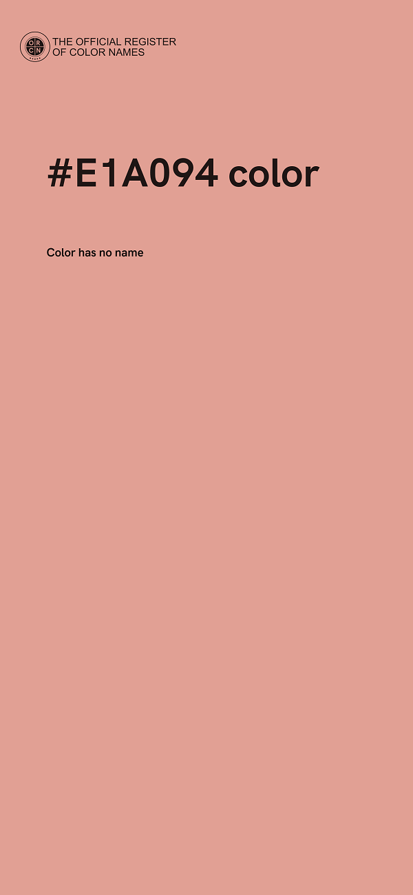 #E1A094 color image
