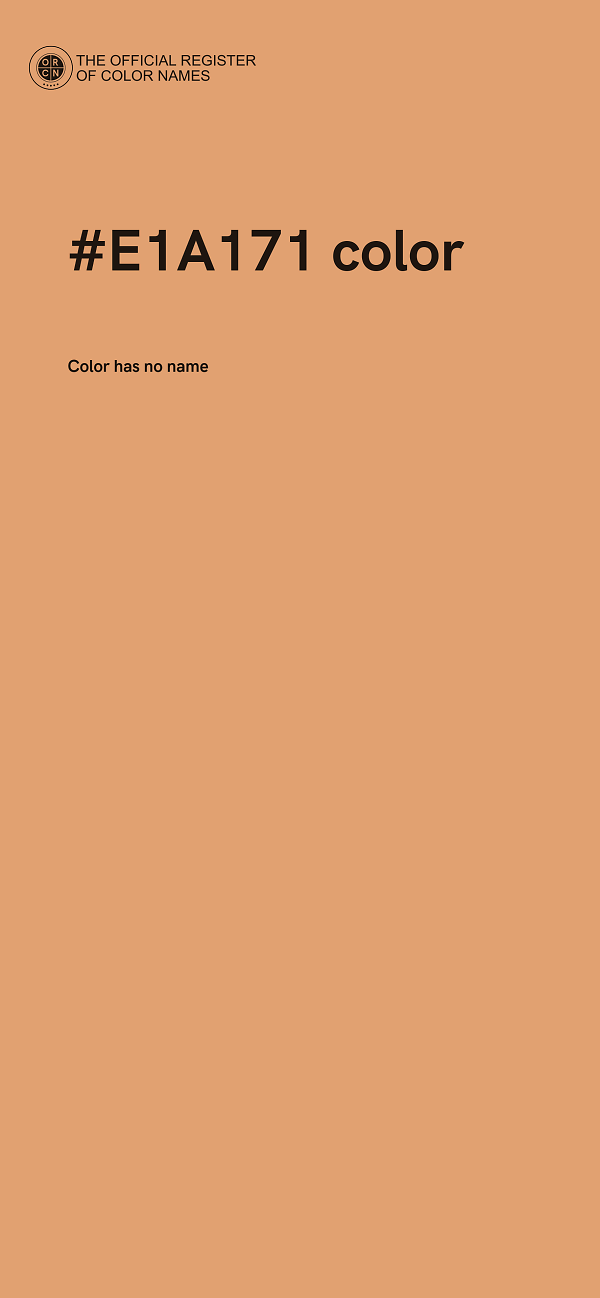 #E1A171 color image
