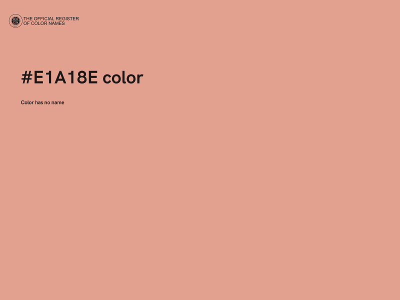 #E1A18E color image