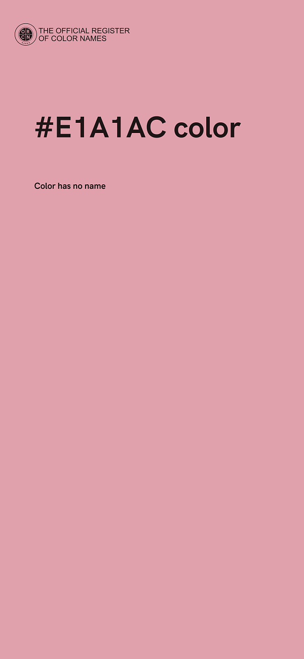 #E1A1AC color image