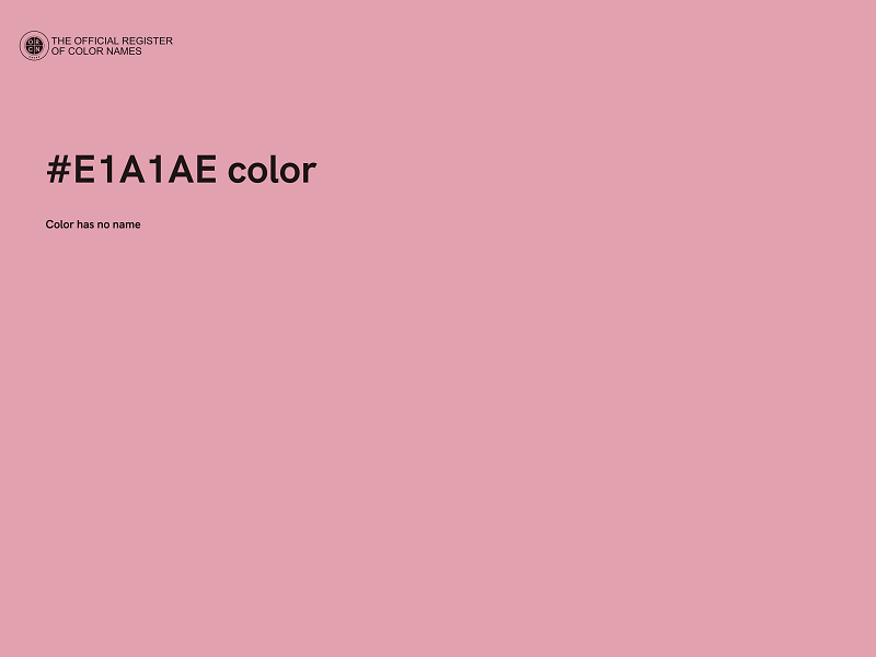 #E1A1AE color image
