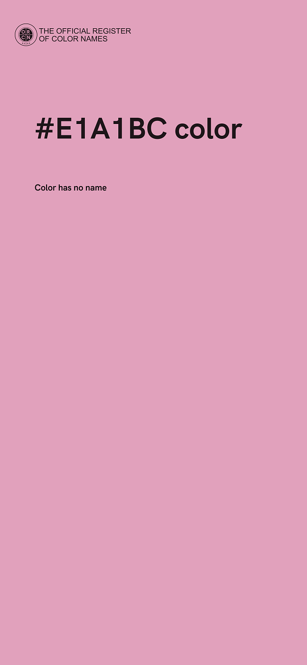 #E1A1BC color image