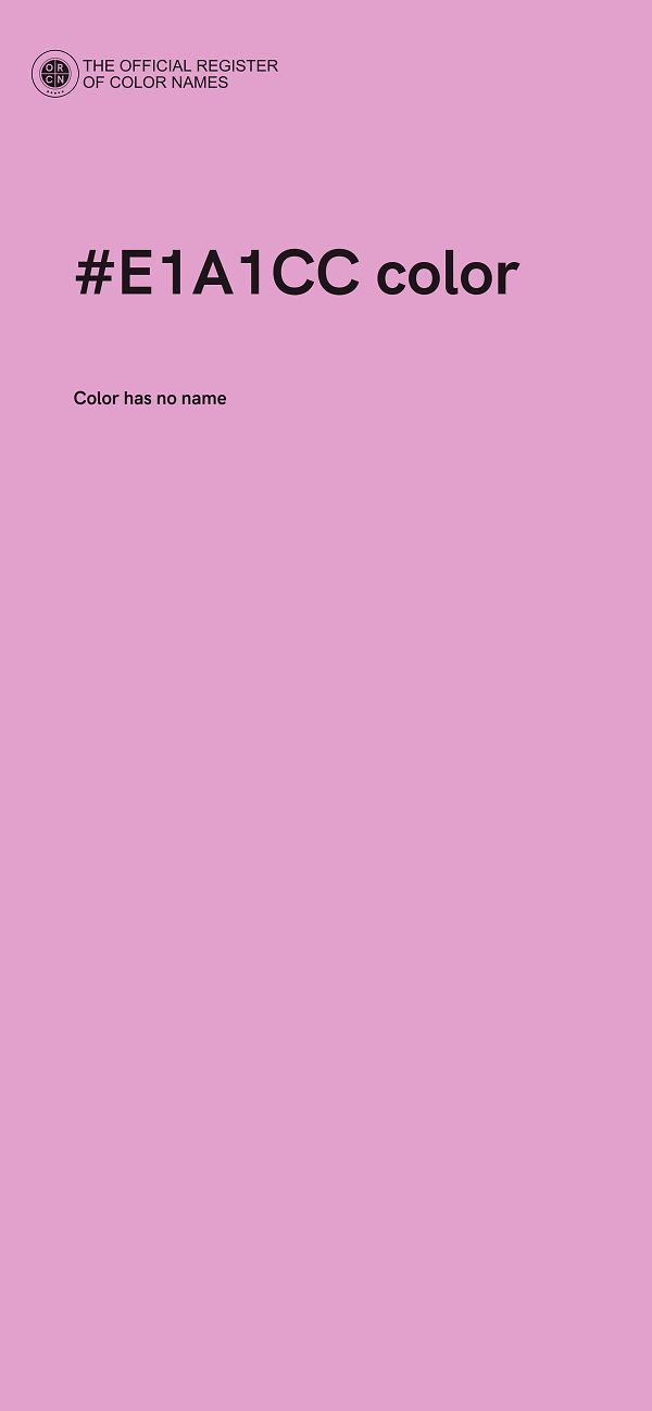 #E1A1CC color image