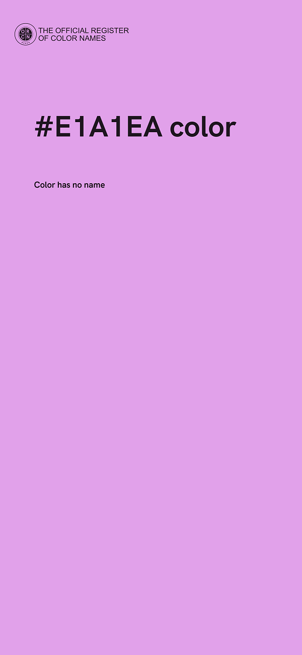 #E1A1EA color image