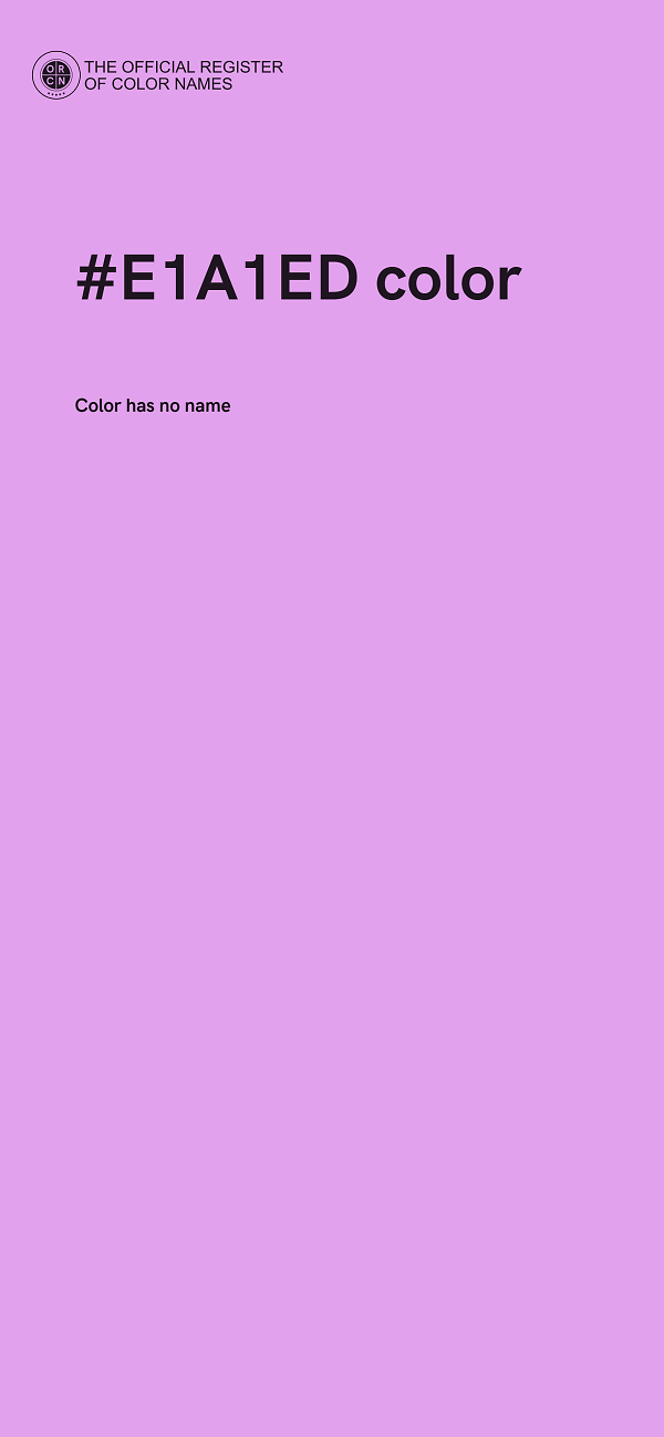 #E1A1ED color image