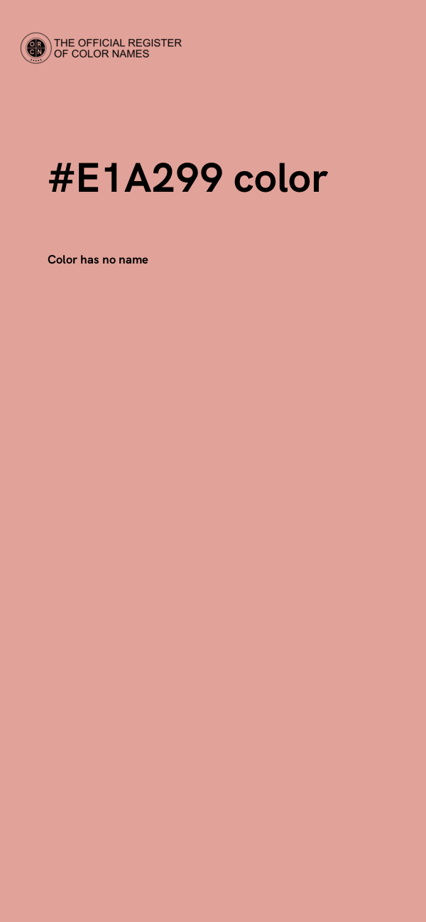 #E1A299 color image