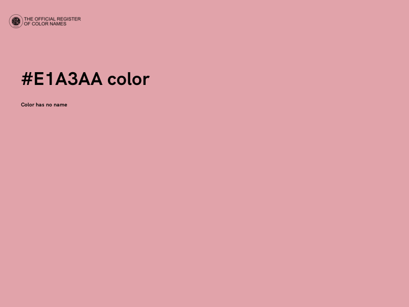 #E1A3AA color image