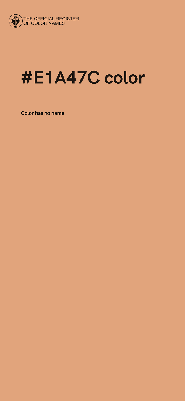 #E1A47C color image