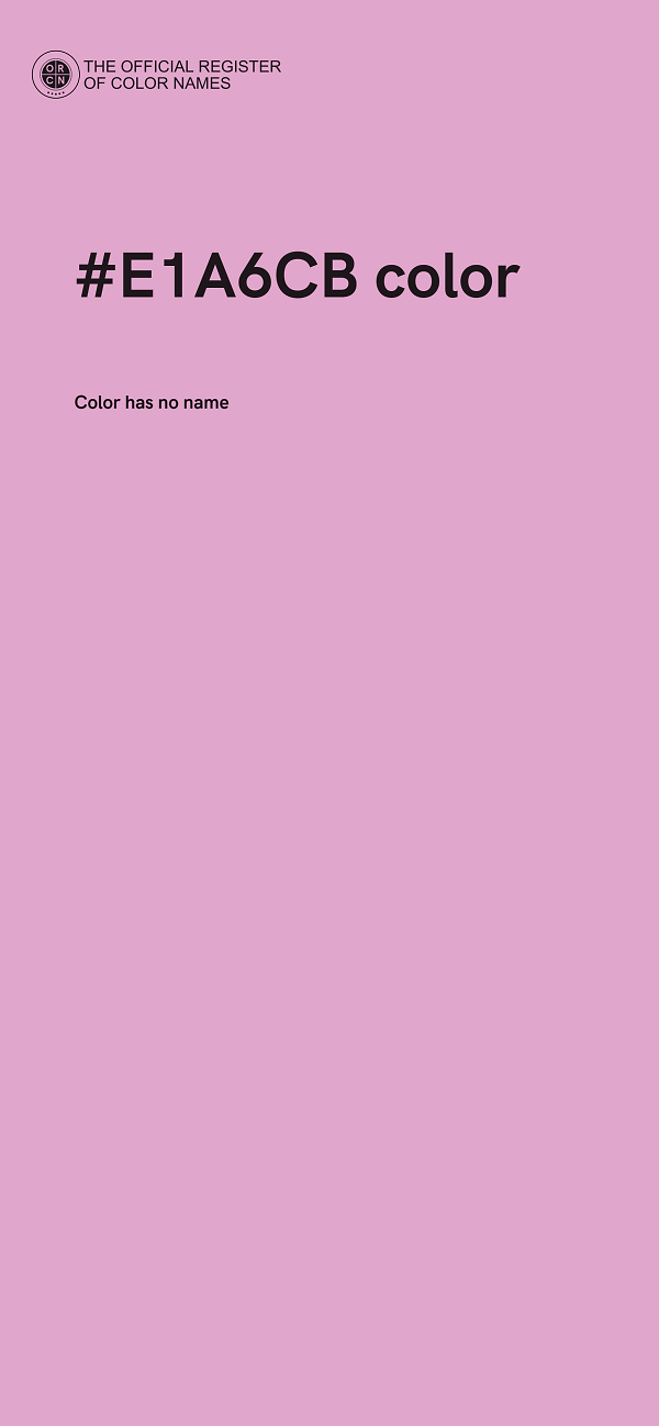 #E1A6CB color image